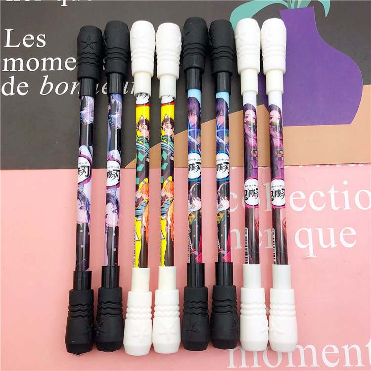 

HYPE N FANCY Pulpen Pena Bolpen magnet putar demon slayer kimetsu no Yaiba alat tulis lucu terbaru COD