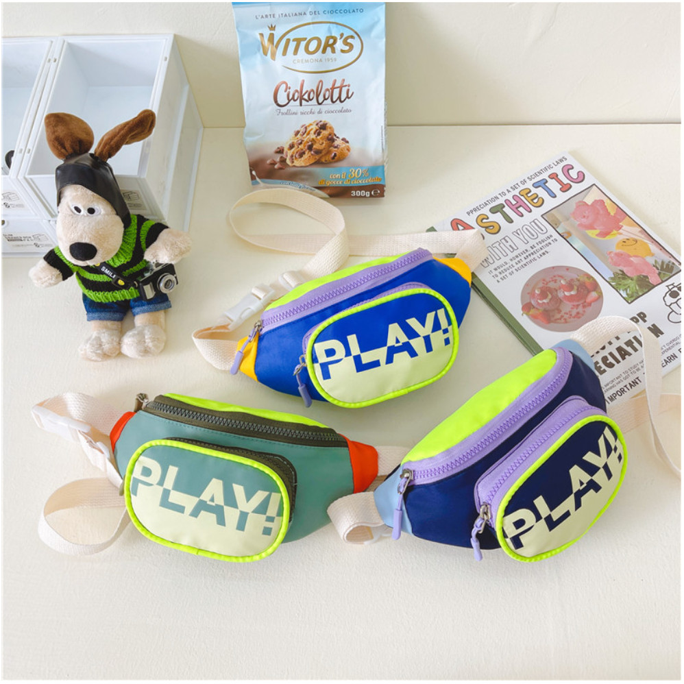 Tas Anak Laki Laki Lucu Waist Bag Anak Import Fashion Korea / Tas Selempang Bahu Anak / Waistbag