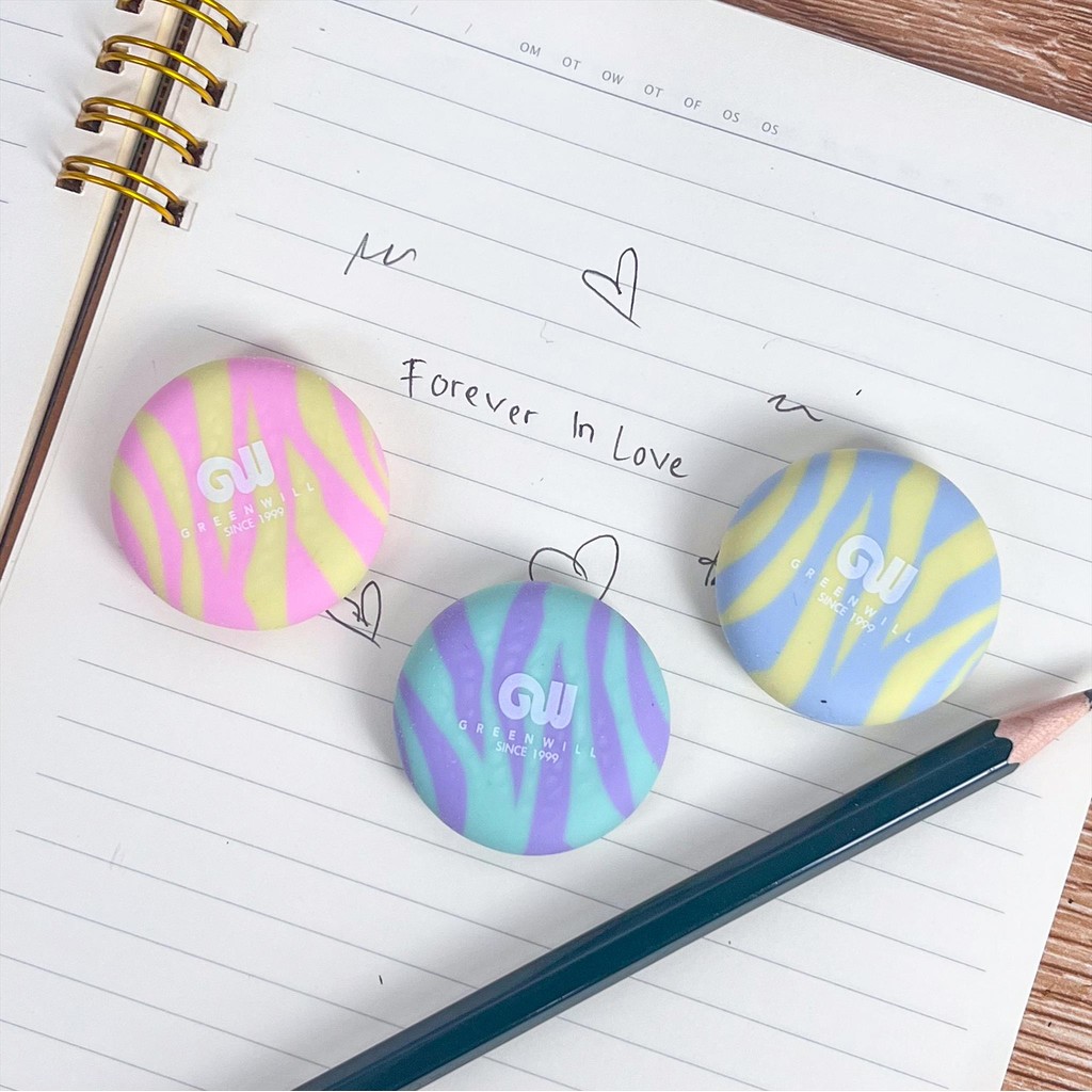 

NA Penghapus Bulat Motif Marbel / Hapusan Karet Marble Pastel / Eraser Bentuk Permen Gepeng Bulet Kecil