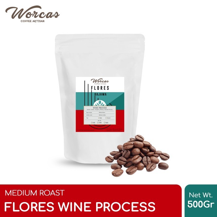 

Kopi Arabica Flores Bajawa "Wine Process" 500 Gram Medium Roast - KOPI BIJI