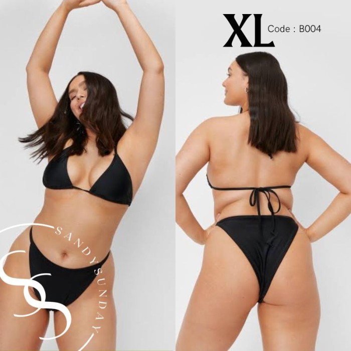 promo  -Bikini Set BSize - XL Avisa Plus Size Bikini - Hitam