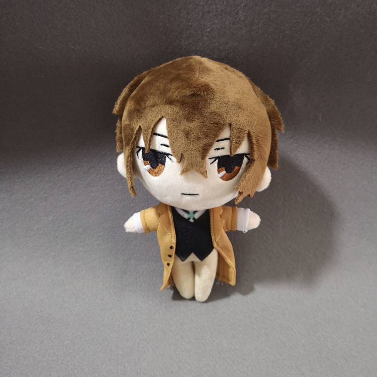Kawaii 20cm Anime Stray Dogs Osamu Dazai Nakahara Chuuya Ryunosuke Akutagawa Plush Doll Toy Kids Gif