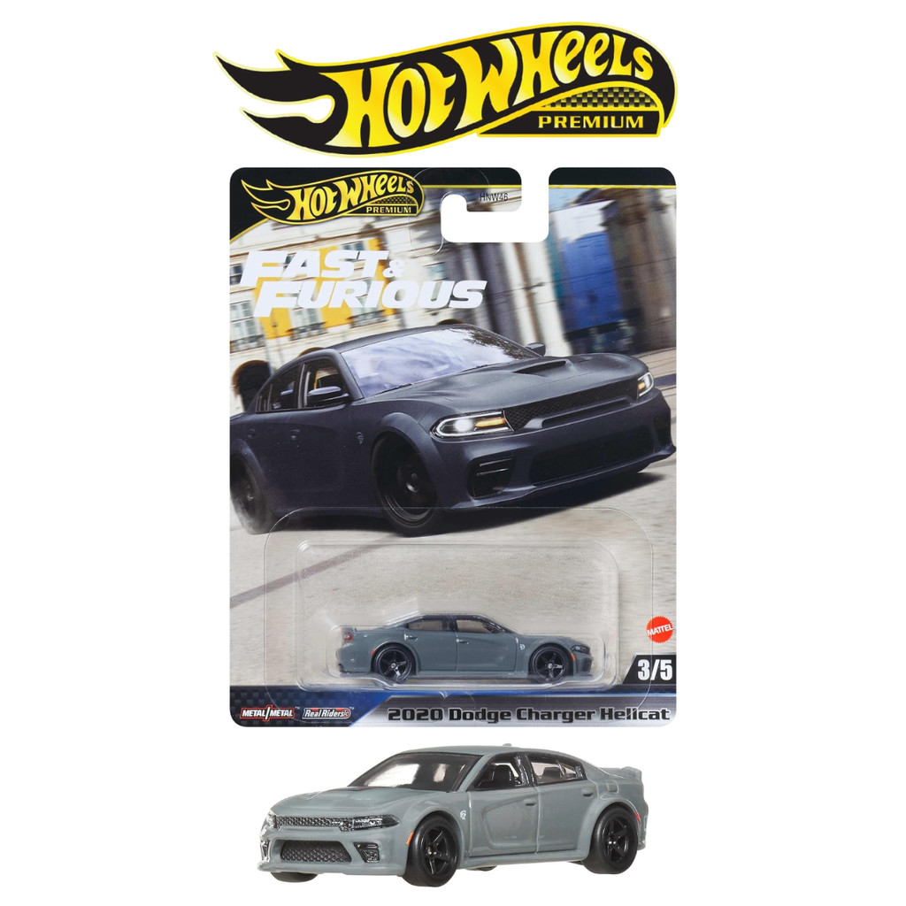 Hot Wheels Premium Fast & Furious 2020 Dodge Charger Hellcat Abu HNW K