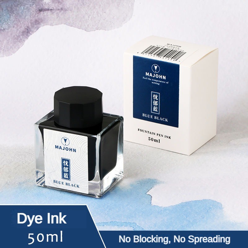 

MAJOHN 50ml Fountain Pen Ink High Quality Various Colors Glass Bottled Ink Pen Refill Cartridge Office School Ink Supplies
