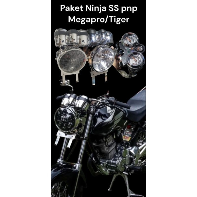 PROMO MURAH BERKUALITAS Lampu ninja ss daymaker 7 inch tinggal pasang ke Megapro Hiu Megapro Primus 