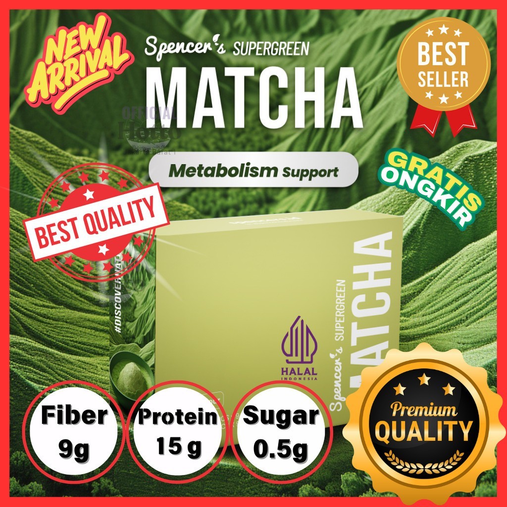

[GRATIS 1 HADIAH] Spencer's MealBlend MATCHA (PREMIUM) (1 BOX = 20 SACHET) Mealreplacement Spencers