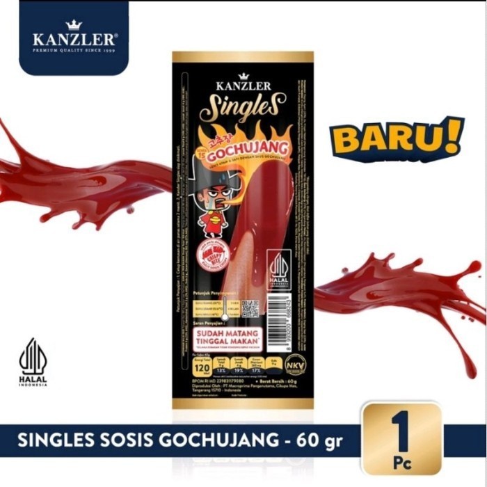 

NEW ITEM KANZLER SINGLES GOCHUJANG 60G