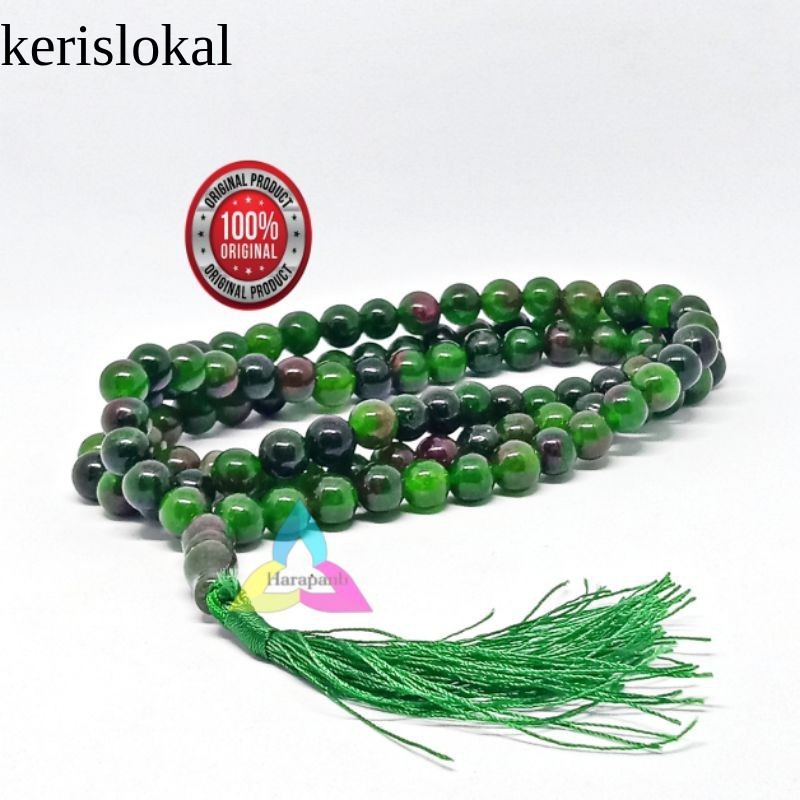 TASBIH BATU RUBY TANZANIA ASLI 99 KL3