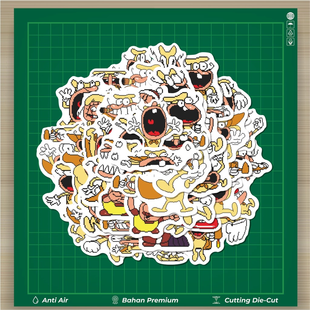 

HOT 50 PCS STIKER Stiker Pizza Tower V11 Stiker Fashion Cars Decal Dingin Kartu Album Custom Vinyl Anti Air- Sticker Aesthetic Buku Journal Koper Casing HP Tablet Laptop Helm Motor Botol Minum