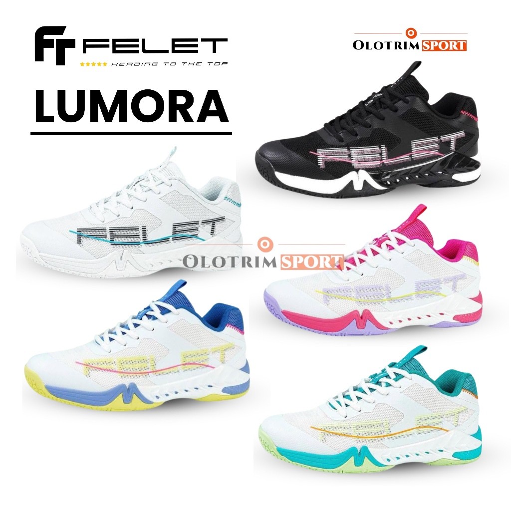 Sepatu Badminton FELET LUMORA Badminton Shoes Felet 100% ORIGINAL FELET