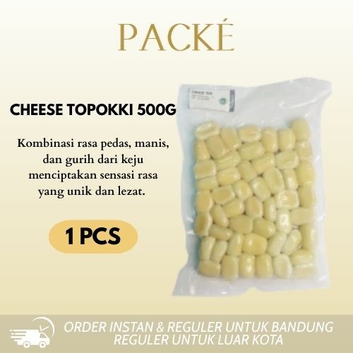 

Cheese Teok 500GR / Cheese Topokki / Topokki Isi Keju