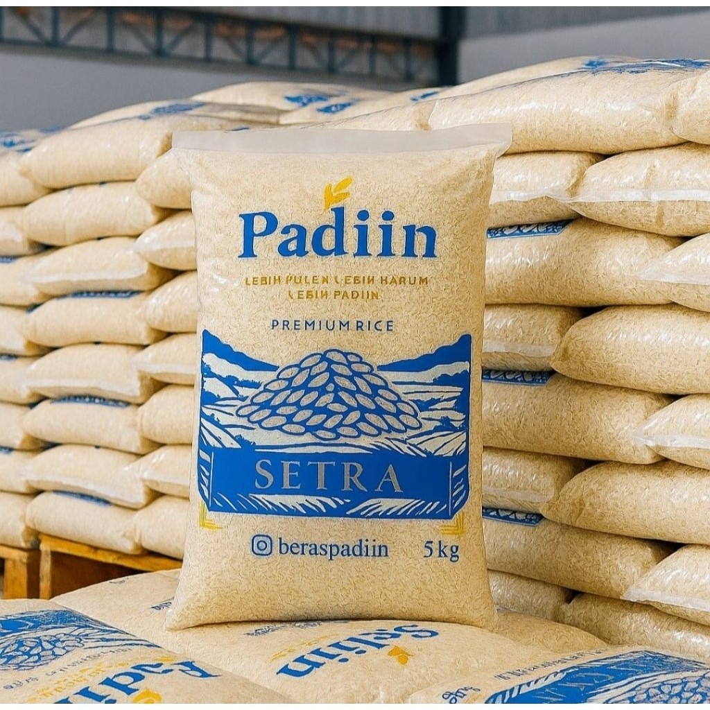 

Beras Padiin Setra 5kg Putih Pulen Bersih