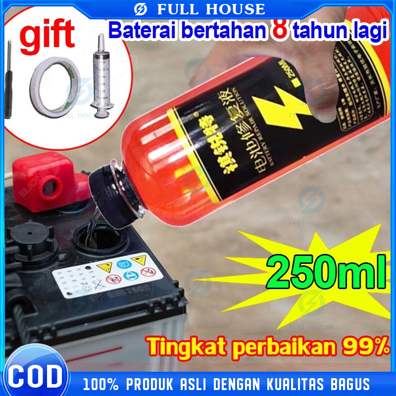 【3 detik untuk diperbaiki Berikan alat】cairan perbaikan baterai 500ml cairan perbaikan aki jual cair