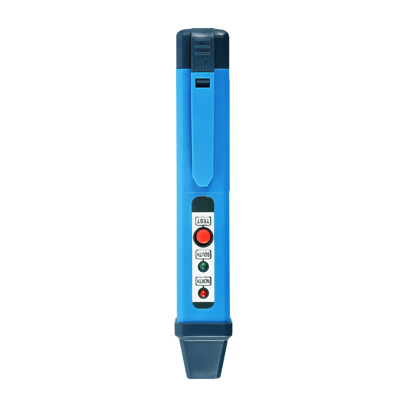 

Handheld Magnetic Pole Pen Test N.S Magnetic Pole 2 LED Lights Widely Usage Identification Pen