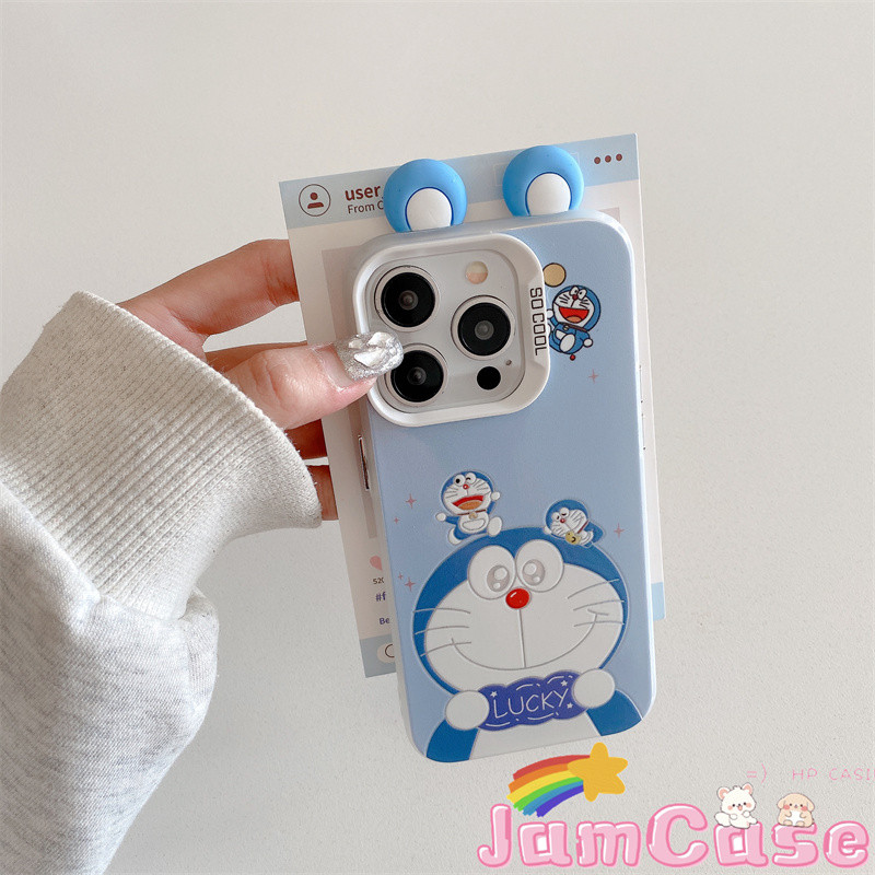 【Jam Case】case OPPO anak kucing biru Casing ponsel cocok untuk OPPO A94 F17PRO Casing Anti PecahA58 