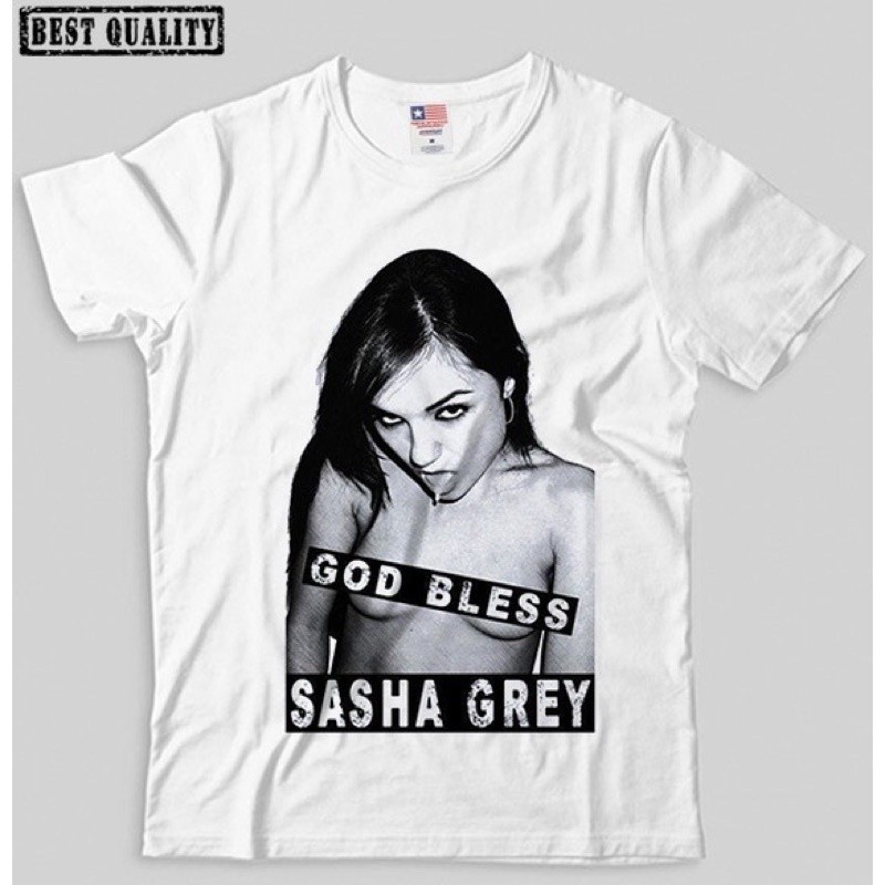 KAOS SASHA GREY VINTAGE TEE T SHIRT