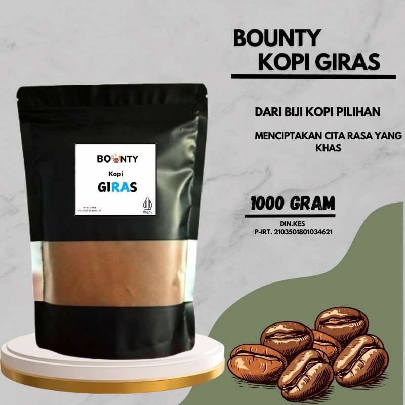 

KOPI BUBUK GIRAS 1 KG rasa dijamin nikmat harga murah