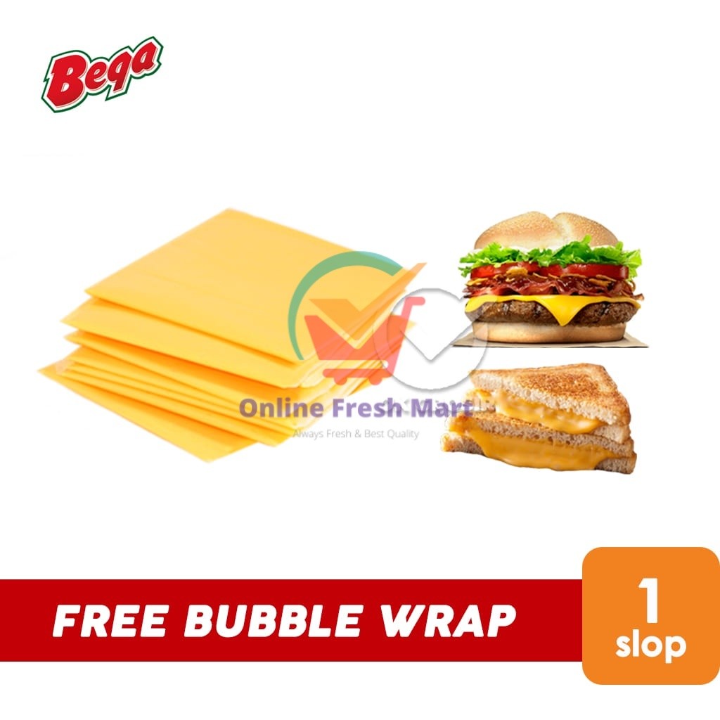 

Bega Cheese Burger Slice / Keju Slice Burger / White Cheddar Slice (1 Slop) KHUSUS GOSEND - Online Fresh Mart Denpasar
