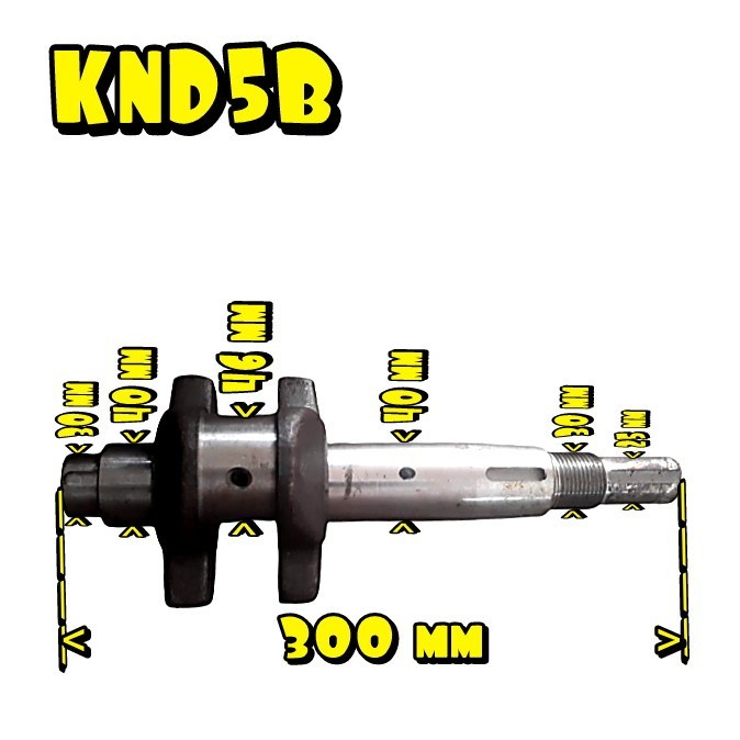 Crankshaft Kur As Kubota KND5B KND-5B