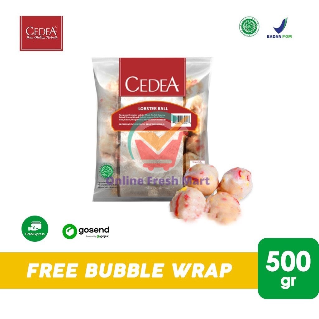 

Cedea Lobster Ball 500gr (KHUSUS INSTANT) - Online Fresh Mart Denpasar