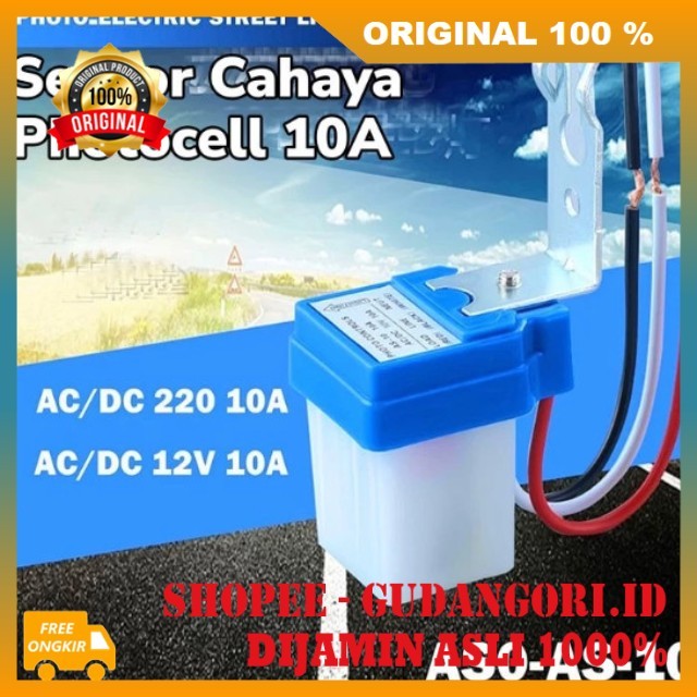 Photocell Sensor Cahaya Saklar Sensor Cahaya Lampu Otomatis Photo Cell Sensor Cahaya 220V Sensor Oto