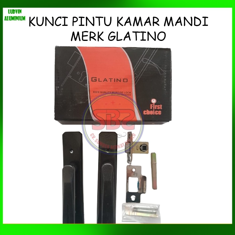 GLATINO Kunci Pintu Kamar Mandi Glatino / Kunci Kamar Mandi / Kunci Toilet