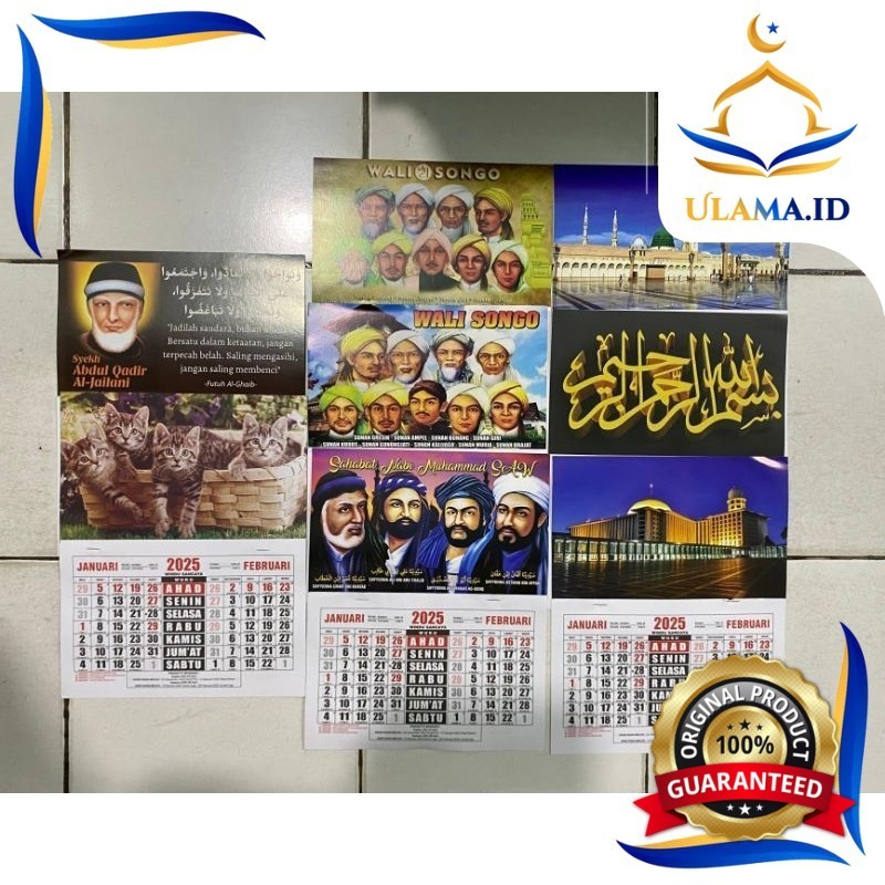 

KALENDER WUKU 2025 KECIL UK 25X31cm UHJ