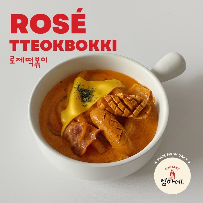 

✨TERLARIS -ROSÉ Tteokbokki/Tteokpokki/Tokpoki/Topoki Rose (Asli Buatan Ibu Korea) - Normal Spicy, Regular