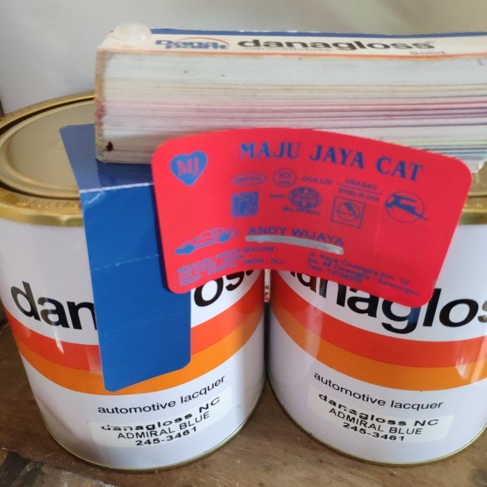cet /cat mobil danagloss kemasan 1kg admiral blue 3461