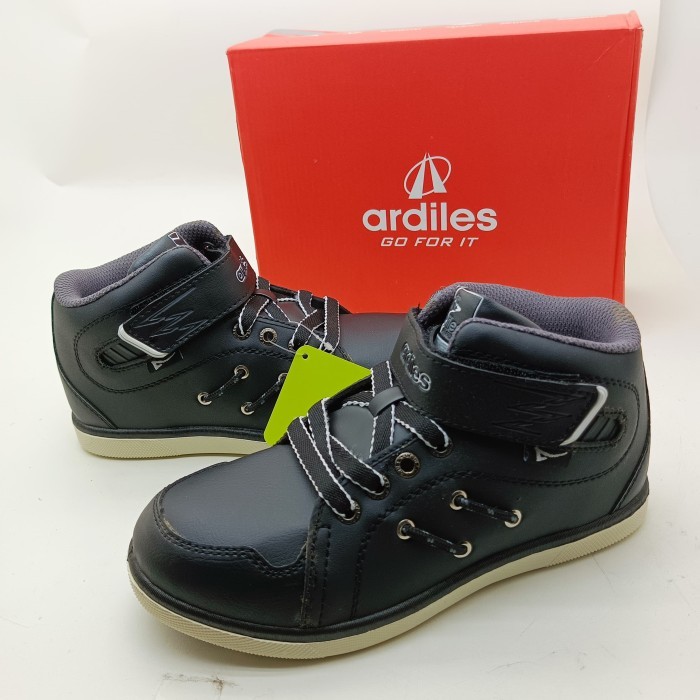 Promo Sepatu Anak Ardiles  BS-TWO SIDE Hitam-Putih / Sepatu sekolah Ardiles / Sepatu anak Sekolah Hi