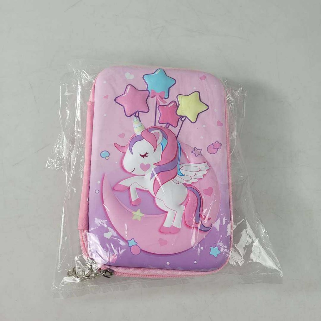 

LATHIFSHP HSD Tempat Pensil Anak Unicorn Pencil Case Pouch Stationery - A1