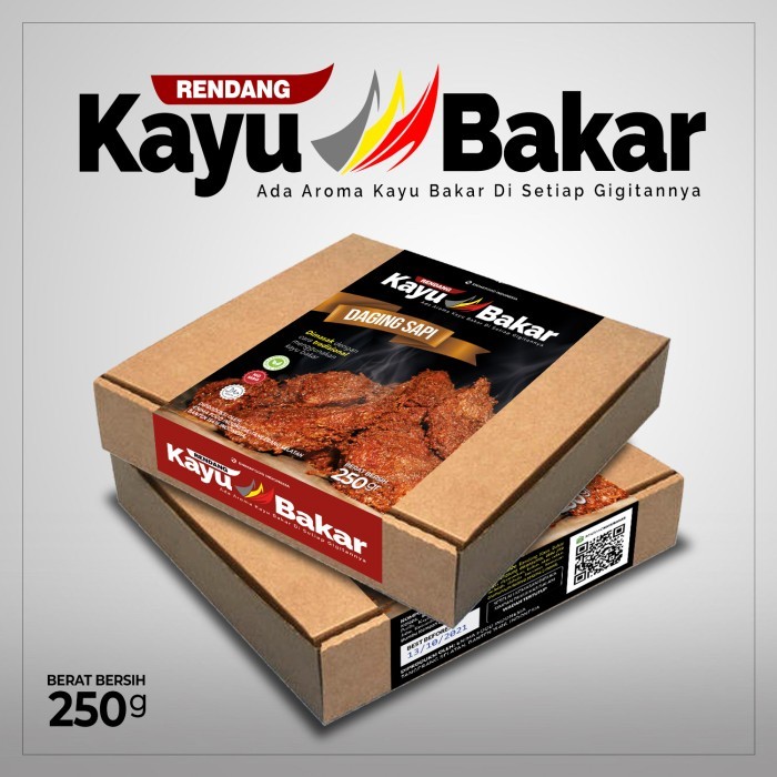 

✨TERLARIS -Rendang Daging Sapi Kayu Bakar 250 Gram Resep Tradisional Padang - Sedang