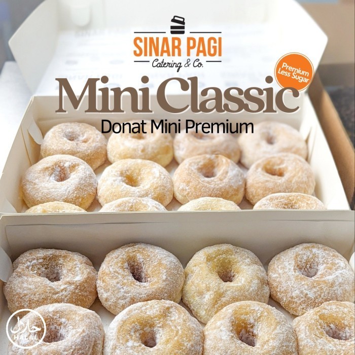 

✨TERLARIS -Donat Mini Premium Sinar Pagi / Donuts Request Rasa ( Harga per Box ) - Gula Icing All