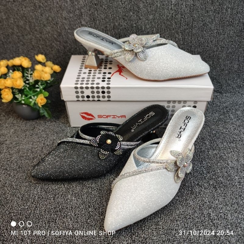 SOFIYA ORI 8036 1 SANDAL PESTA WANITA IMPORT / SENDAL PERNIKAHAN / PARTY SHOES TINGGI 7CM / HEELS 7C