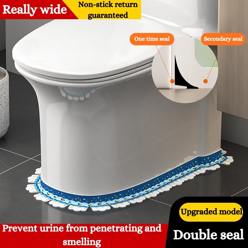 Pojok Toilet bowls kaset Tahan air Embun Pita perekat diri Tempel Stiker Penyegelan Rekaman kartun