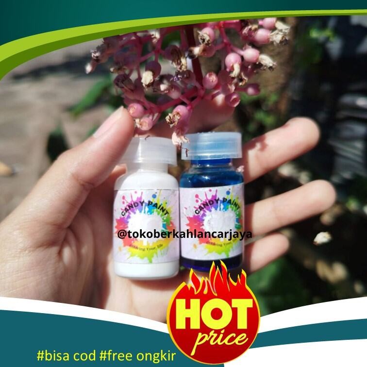 

(OLES) 12,5 ML CANDY PAINT PEWARNA LOGAM CAT OLES KACA AKRILIK OLES EXTRA LEBIH BANYAK ISI 12.5 ML