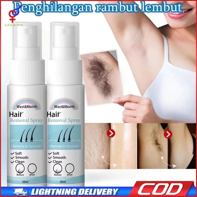 Penghilang bulu permanen, penghilang bulu kemaluan, semprotan penghilang bulu/perontok bulu