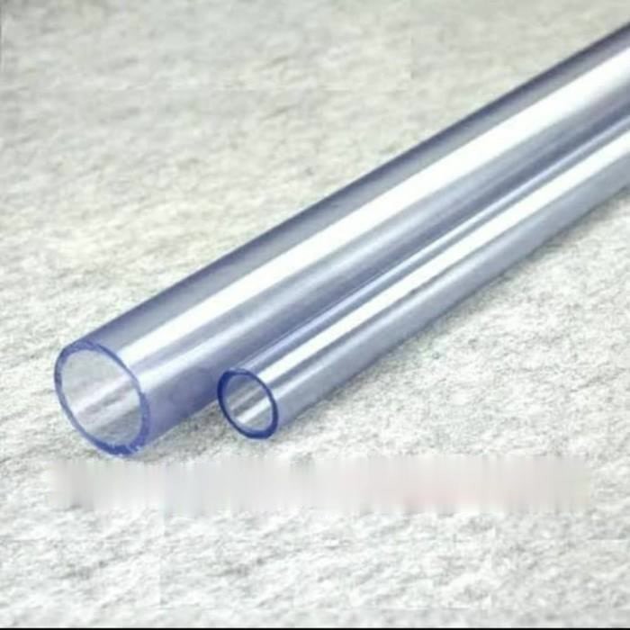 Pipa PVC Transparan 1/2" Inch x 3 meter Pipa PVC Bening Clear SCH 40