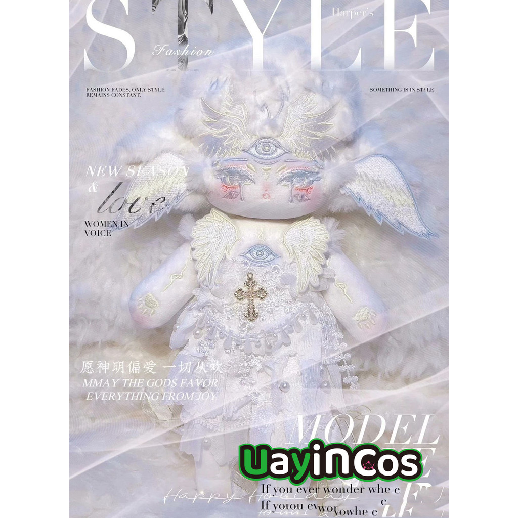 Angel Princess Girl xi er jiao yu Monster Stuffed 30cm Long legs Plushies Plush Cotton Doll Body Toy