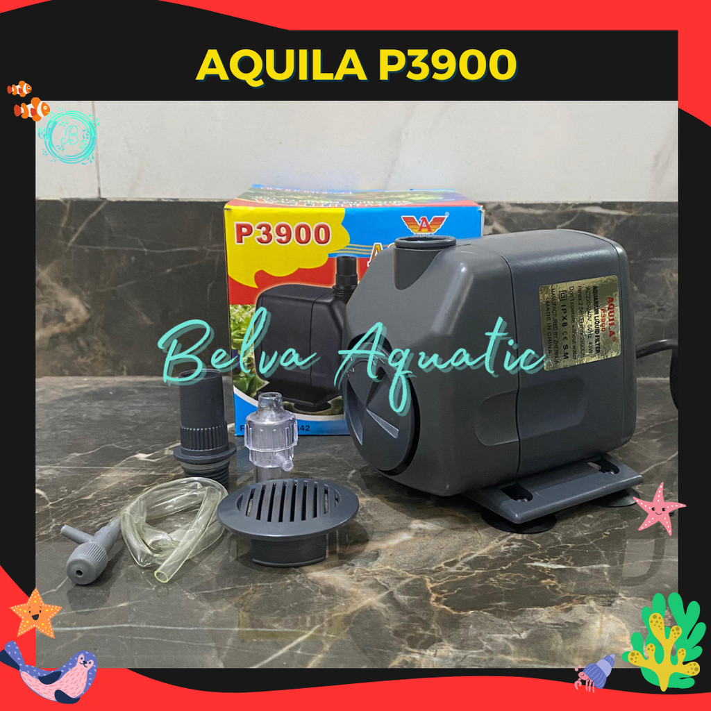 Aquila P3900 P 3900 Aquila 3900 Pompa Air Celup Aquarium Aquascape Kolam Hidroponik