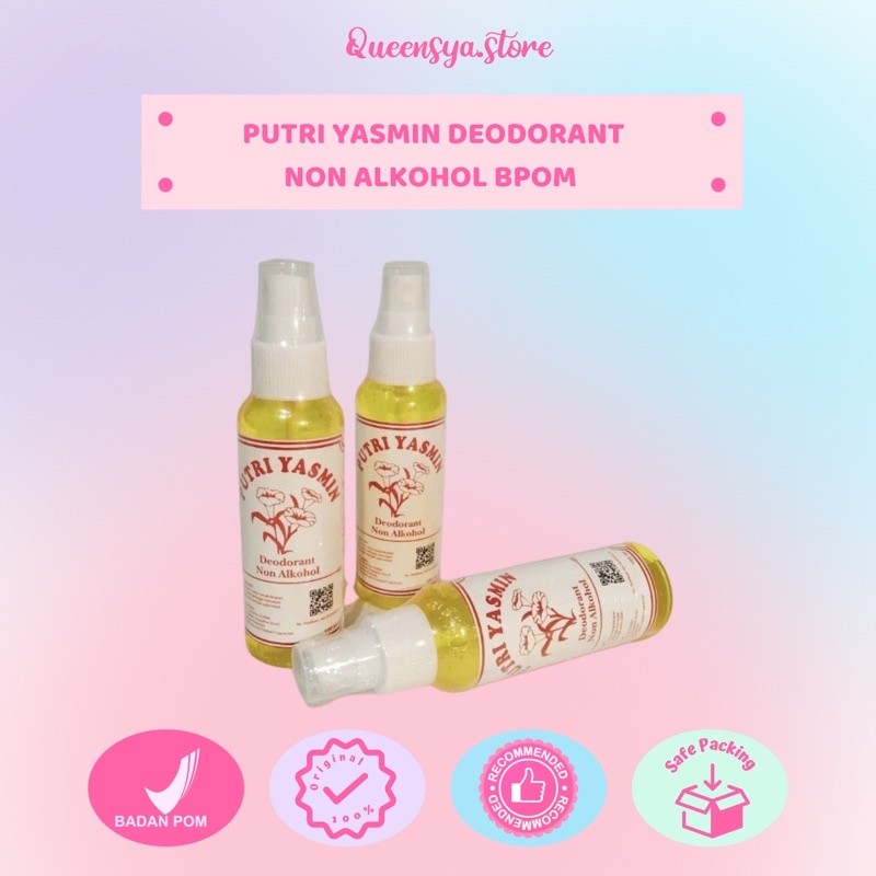 Putri Yasmin Deodorant - TAWAS CAIR PUTRI YASMIN BPOM ORIGINAL