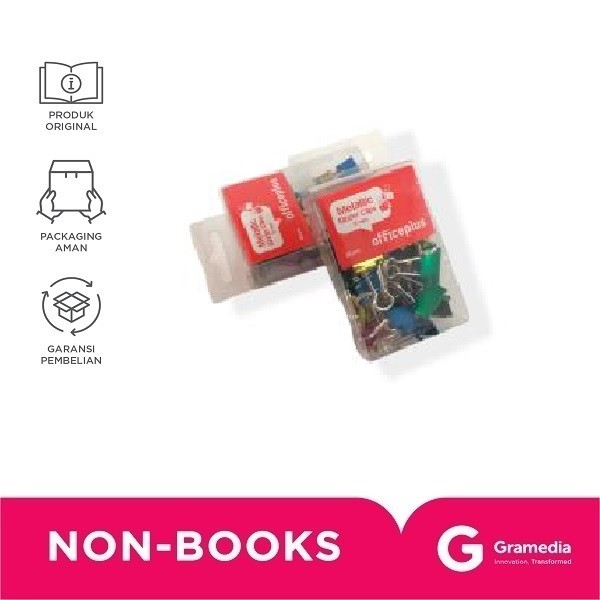 

Office-P Binderclip 15 Metalic Color Op-Bc15Met