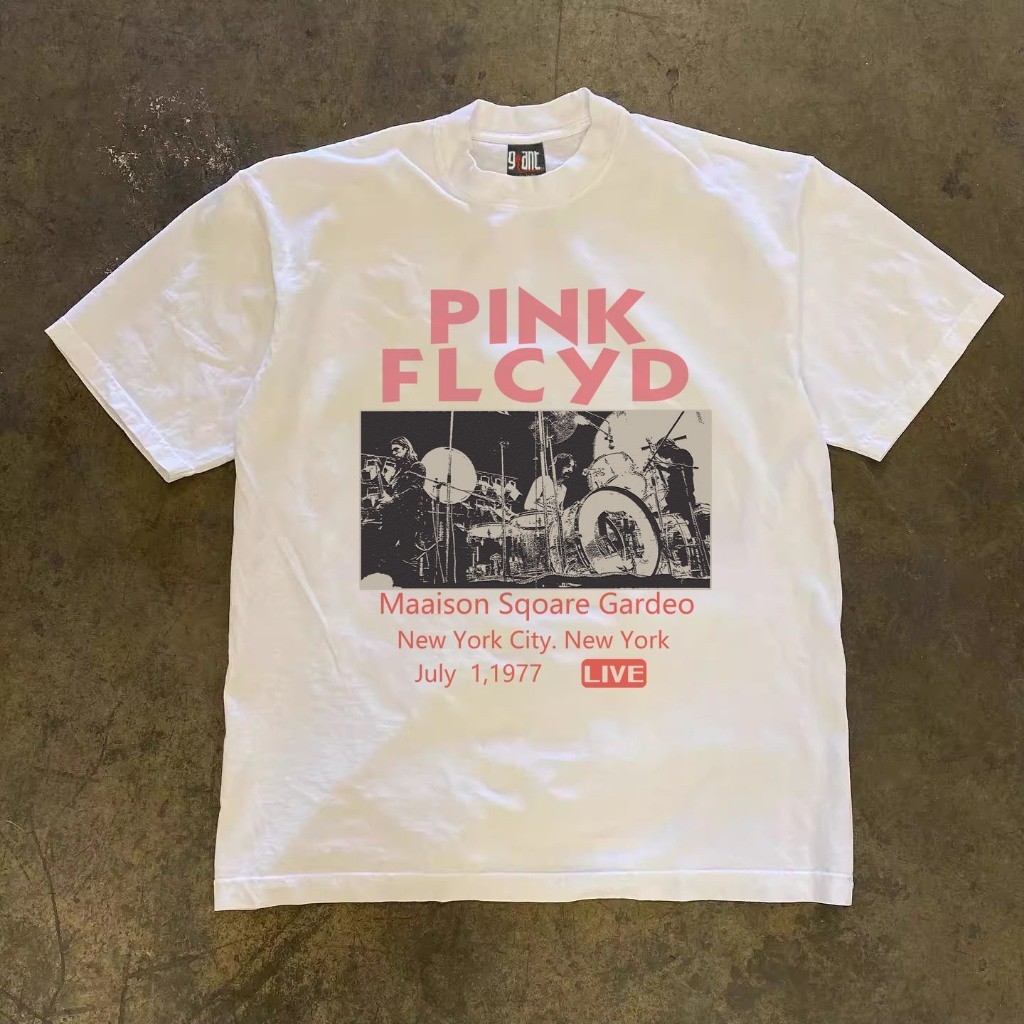 JJ.STORE Korea Style T-shirt Oversize PINK FLCYD | Kaos Wanita Puith | Kaos pria dan wanita
