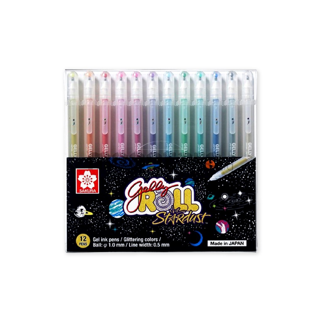 

Gramedia Surabaya - Sakura Gelly Roll Stardust Color Set Gel Pen Bolpen SET 12