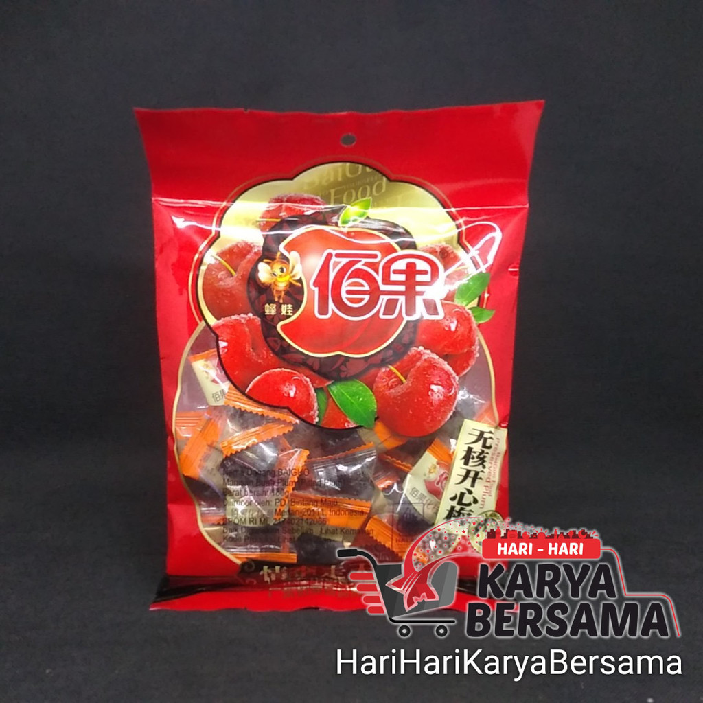 

MANISAN BUAH PLUM BAI GUO KAI SIN MEI 180GR