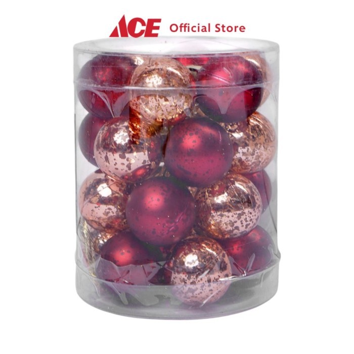

Noelle 2.5 cm Set 24 Pcs Bola Dekorasi Natal Christmas New Vintage Xmas Ball Decoration Ornamen Hias Christmas Tree Deco Aksesoris Hiasan Pohon Natal
