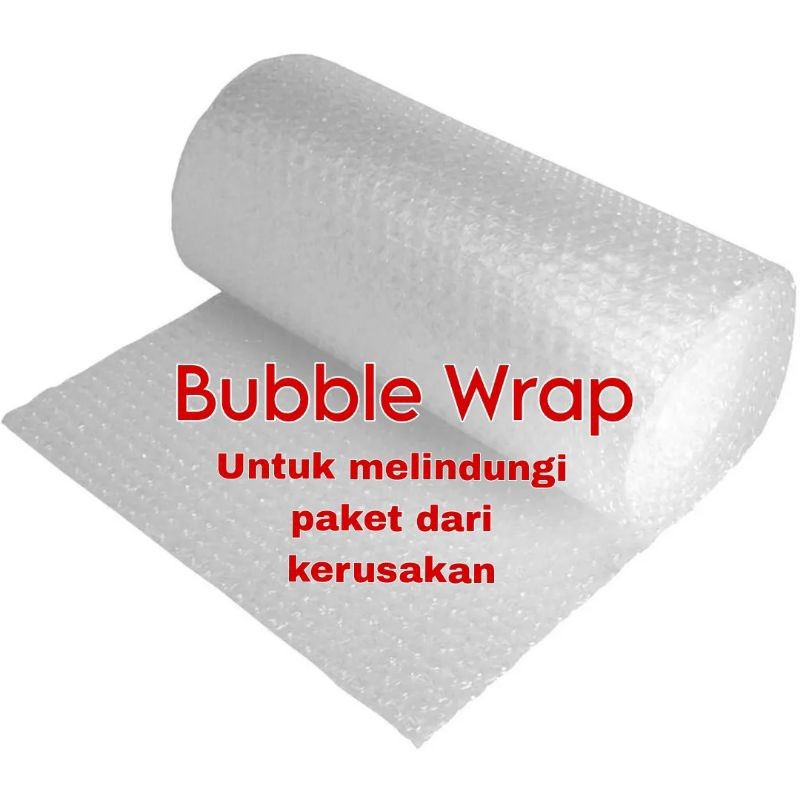 

Tambahan Pecking Dengan Bubble Wrap Supaya Paket Lebih Aman Diperjalanan TIDAK DI JUAL TERPISAH Berkualitas