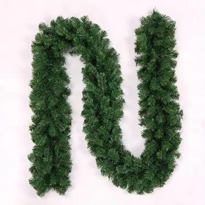 

Garland set daun lilit kawat set bunga/paket garland dekorasi natal - garland saja