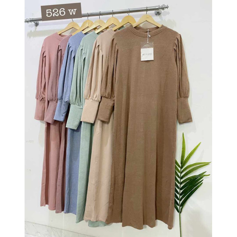 gamis kuyifei 526 //gamis kuyifei knit import//pakaianwanitasby