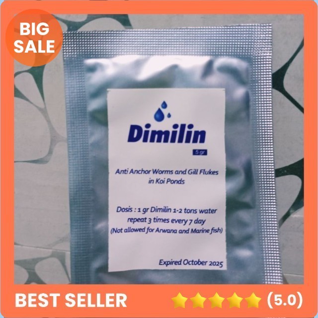 Obat kutu Dimilin / Obat kutu ikan koi / obat kutu ikan / Dimilin / Dimilin kutu koi / kutuclean / k